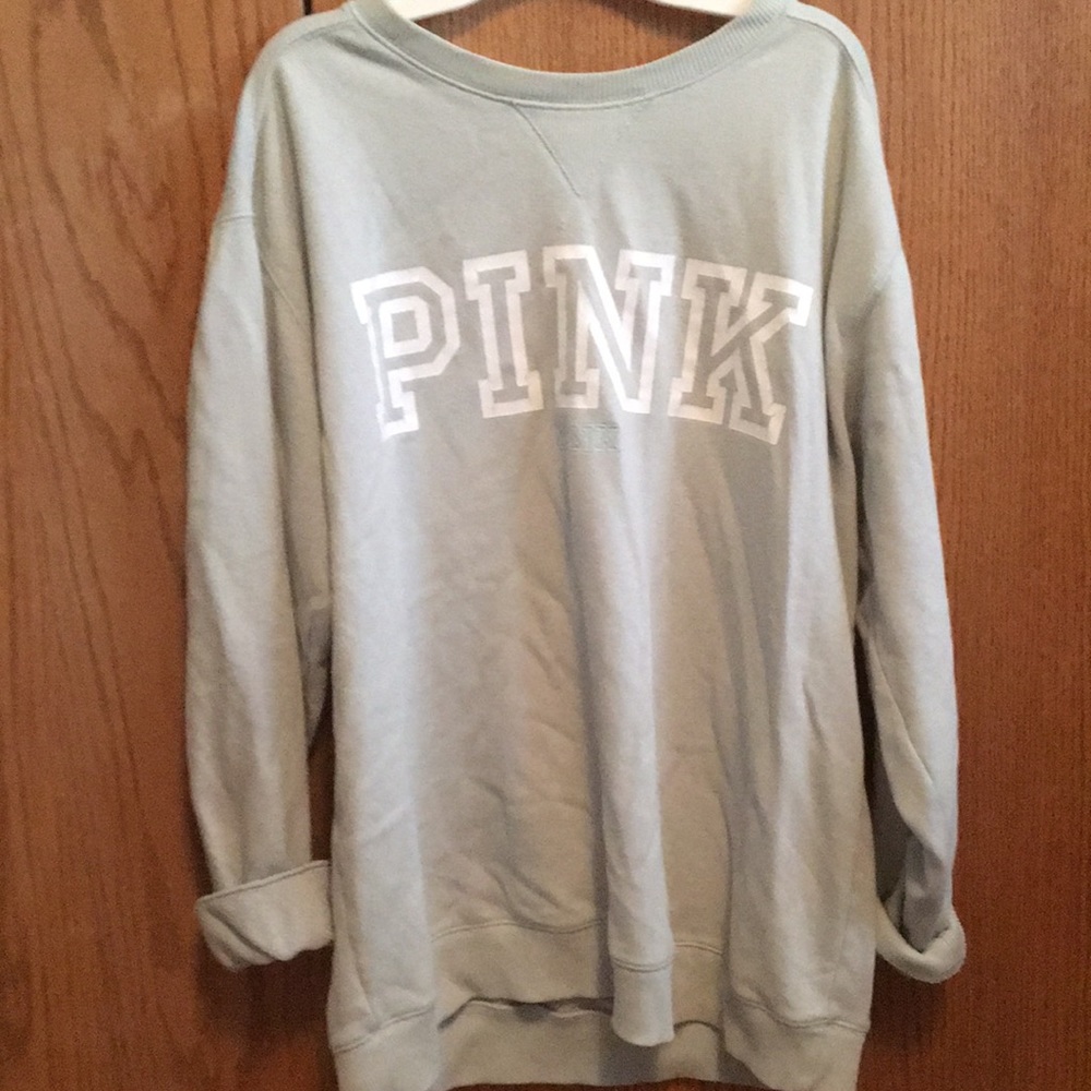Pink oversized sweatshirt